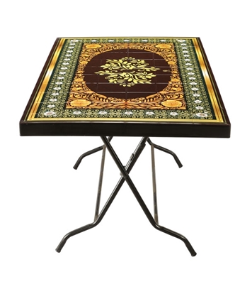 Picture of Deco Classic Table 6 Seat S/L Print Fancy Black