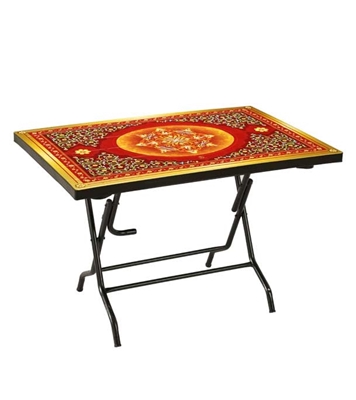 Picture of Deco Classic Table 4 Seat S/L Print Flora Black