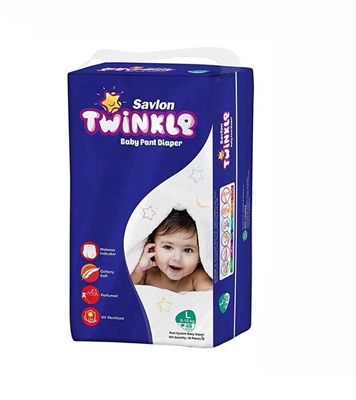 Buy Savlon Twinkle Baby Pant Diaper Large 48 8 to 15 Kg Online