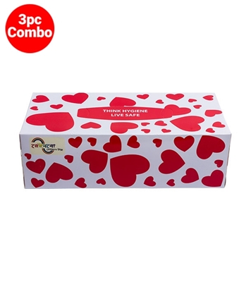 Buy Rainbow 240 sheet Facial Tissue Box 3 Pcs Combo Online at Best Price