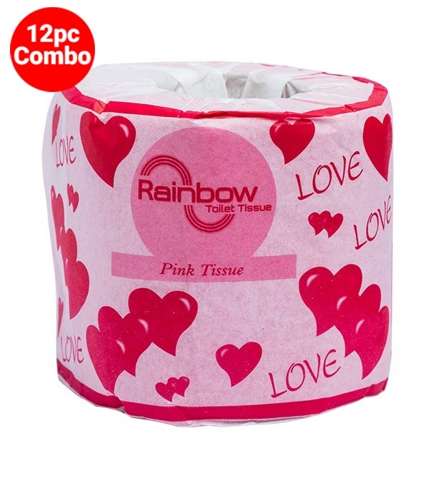 Buy Rainbow Toilet Tissue Pink Online at Best Price