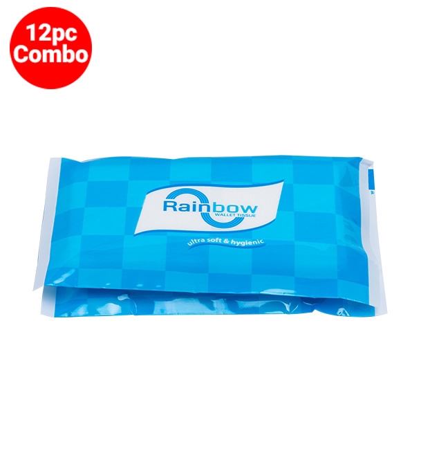 Buy Rainbow Wallet Tissue 12 Pcs Combo Online at Best Price