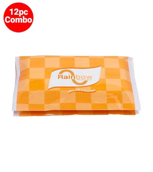 Buy Rainbow Wallet Tissue 12 Pcs Combo Online at Best Price