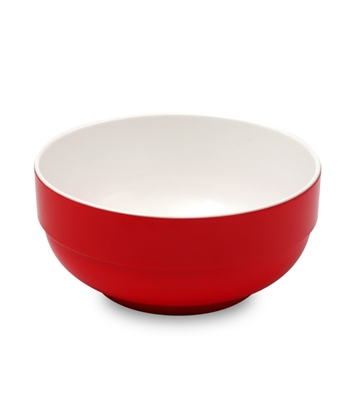 Picture of Spring Bowl Red & White 7"