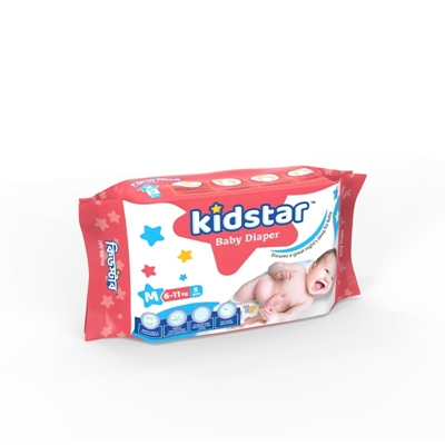 Buy Kidstar Baby Diaper Medium 6-11kg Online