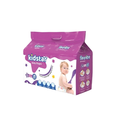 Buy Kidstar Baby Diaper Large 28 Pcs Online
