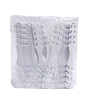 Face Mask Strap 50 Pcs Set White