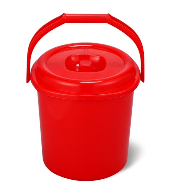 Buy Square Bucket with Lid 20Ltr Red Online
