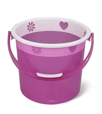 Buy Two Color Flower Bucket 20L Assorted (Random Color) Online