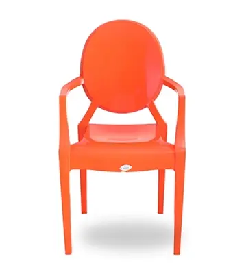 Buy Stylee Moon Back Arm Chair Orange Online