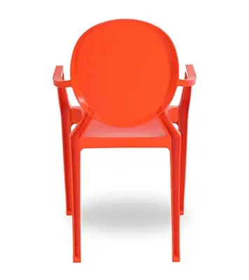 Buy Stylee Moon Back Arm Chair Orange Online