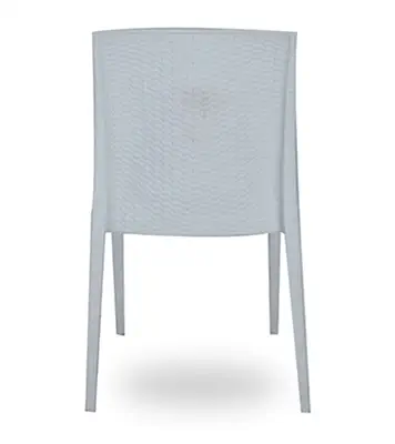 Buy Caino Armless Chair White Online