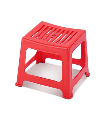 Timber Stool Short Red