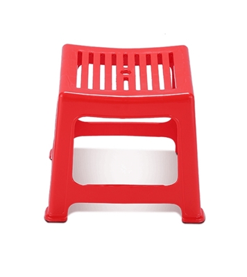 Timber Stool Short Red