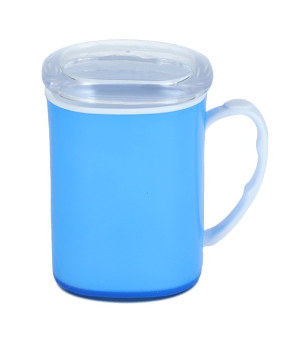 Buy Royal Mug 400 ML With Lid White & Tr Blue Online