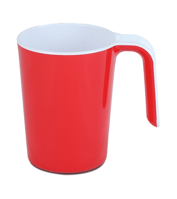 Buy Two Color Beauty Mug White & Red Online