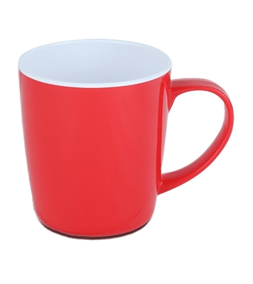 Two Color Paris Mug 450 ML White & Red