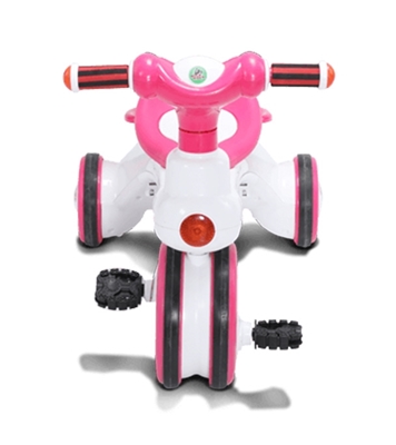 Jim & Jolly Rock Rider W/O Backrest-3Y Plus-Pink 