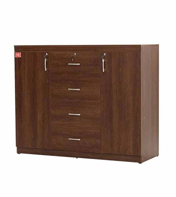 Buy Regal Marina Laminated Board Wardrobe Antique Online