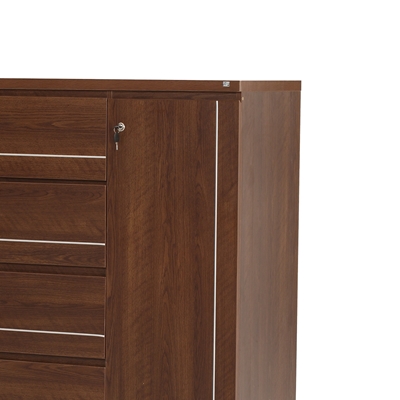 Buy Regal Claire Laminated Board Wardrobe Antique Online