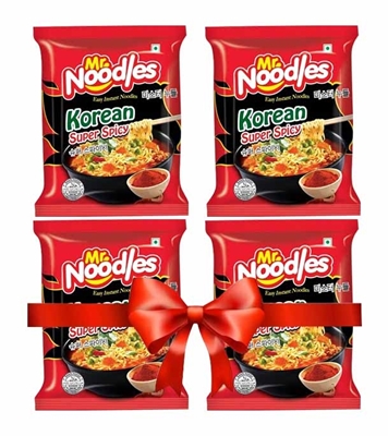 Buy Mr. Noodles Korean Super Spicy 62gm  4 pcs Combo Online