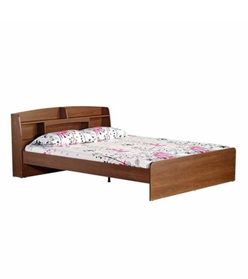 Buy Regal Venus Laminated Board Double Bed Antique Online