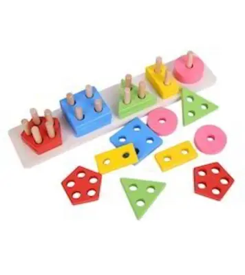 Buy Kid's Wooden Educational Geometric Toys Online
