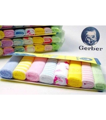Buy Baby Wash Cloth Saliva Towel 8 Pcs Online