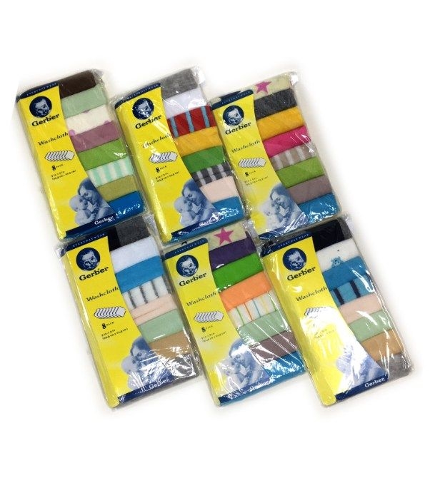 Buy Baby Wash Cloth Saliva Towel 8 Pcs Online