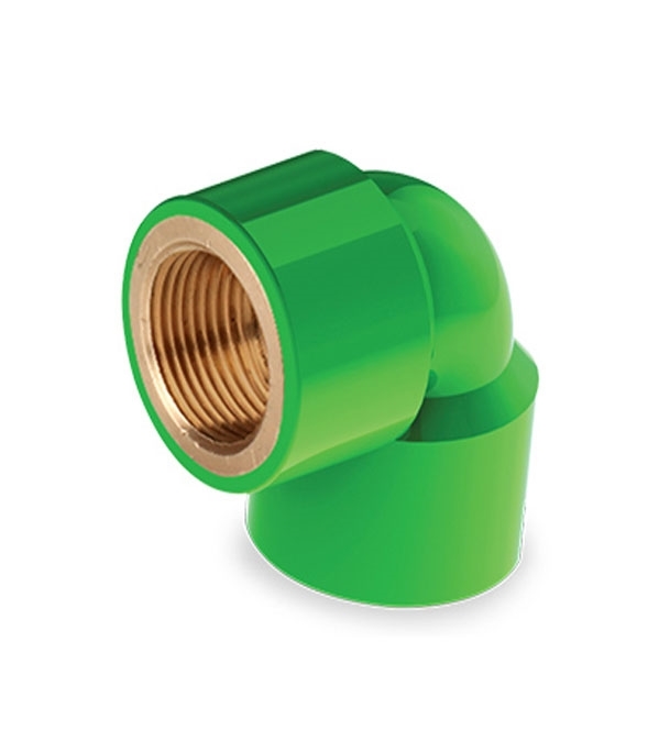 Buy RFL PVC Thread R-Brass Elbow 3/4"x1/2" Green Online