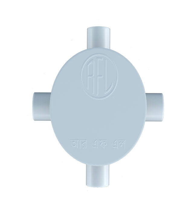 Buy Vigo Electric Circular Box-3/4" Medium 4 MO White Online at Best Price