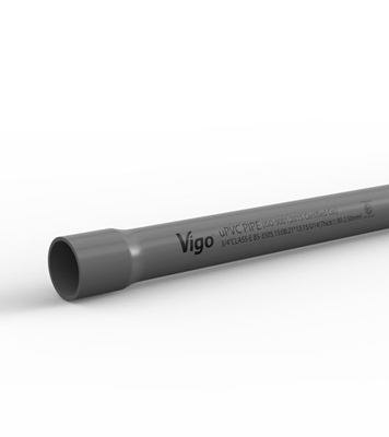 Buy Vigo uPVC Conduit Pipe 1/2"X10' Class-E Socket Gray Online