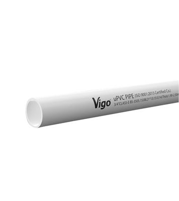 Buy Vigo uPVC Conduit Pipe 1/2"X10' Wall White Online