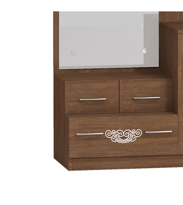 Buy Regal Charly Laminated Board Dressing Table Online at Best Price