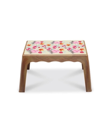 Picture of Center Table Printed Garden Sandal Wood