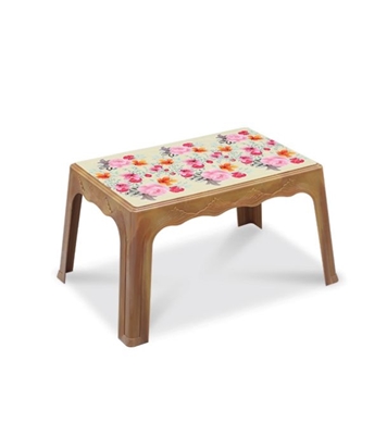 Picture of Center Table Printed Garden Sandal Wood