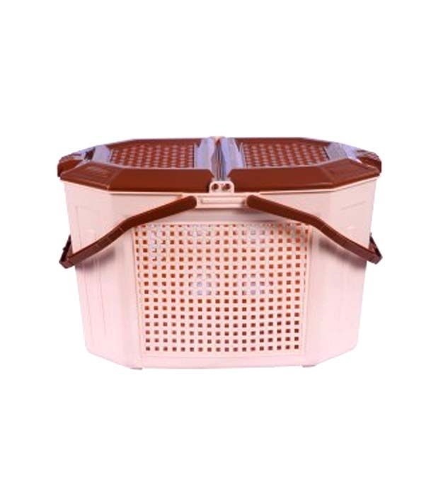 Buy Family Basket Cream & Brown Online at Best Price