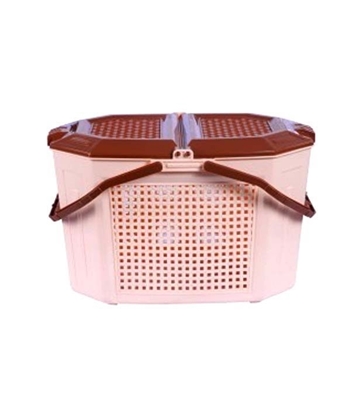 Buy Family Basket Cream & Brown Online at Best Price