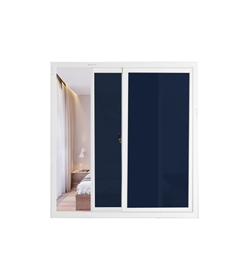 Picture of Smart Sliding Window Navy Blue Mercury Glass 6mm 1000SFT