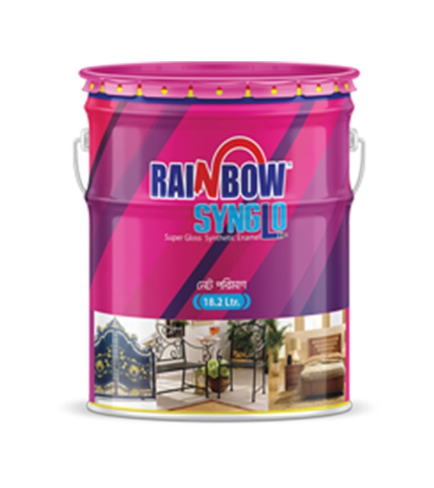 Buy RAINBOW Synglo Synthetic Enamel Paint 18.2 Ltr Golden Yellow Online