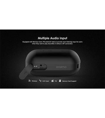 Buy Oraimo SOUNDGO 3 Ultra-Portable Wireless Speaker Black Online