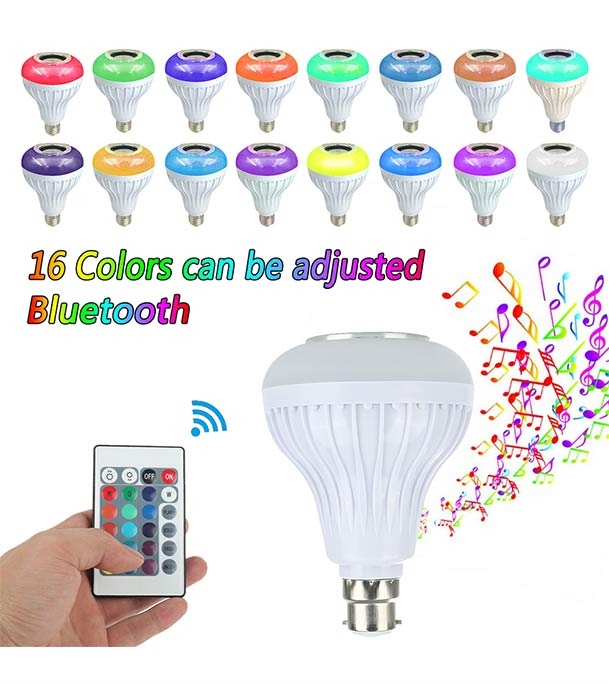 Buy Smart Led Remote Control Bluetooth Speaker Music Bulb ACOnline at Best Price
