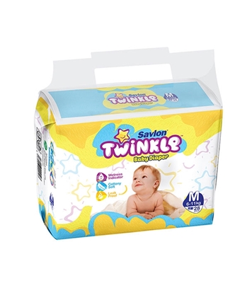 Buy Savlon Twinkle Baby Belt Diaper S 30  (Up to 8kg) Online 