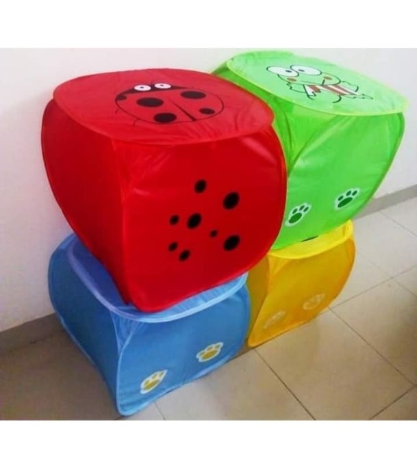 Buy Colorful Laundry Cloth Basket Folding Breathable Washable Clothes Hamper Online