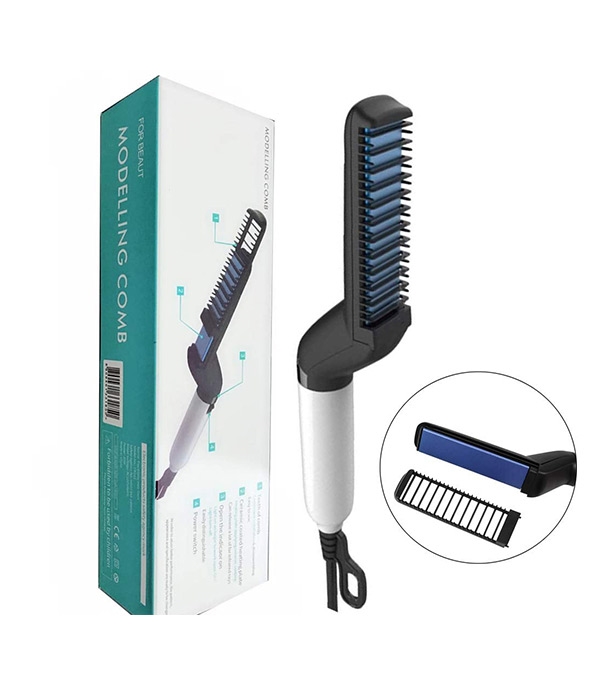 Buy Modelling Comb Men Beard And Hair Quick Straightener Online