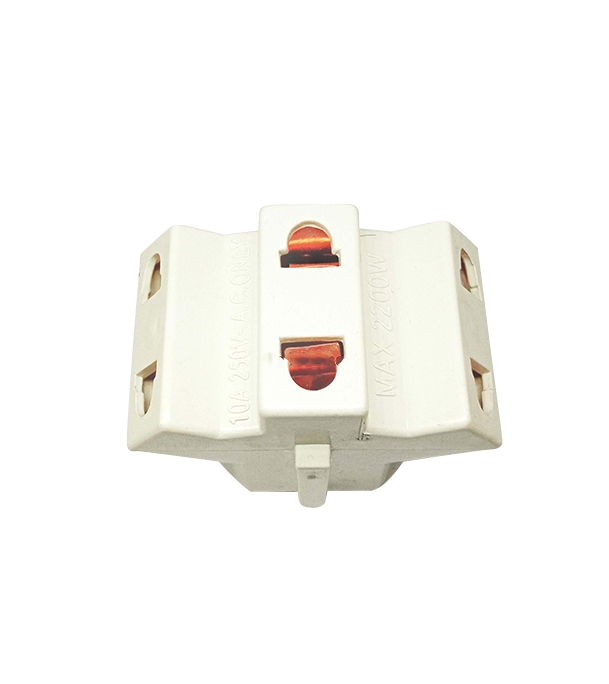 Buy 3 Way 2 Pin Socket Adapter For Travel 3pc Online
