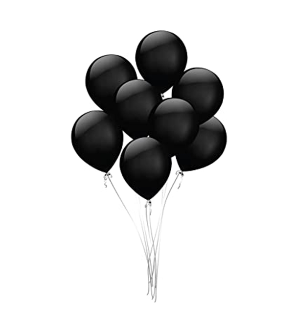 Buy Balloon one color 20 pieces (Monty Black) Online at Best Price