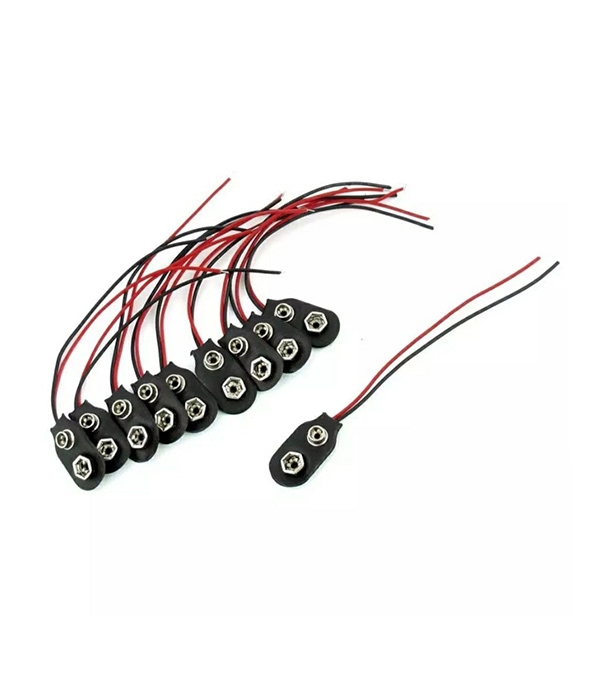 Buy 9v Battery Snap Connector (10 PCS) Online