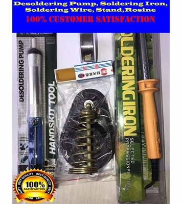Buy Soldering Tools Kit Combo (60w Iron+ Disordering Pump Soldering Wire+ Stand+ Rosine) Online at Best Price