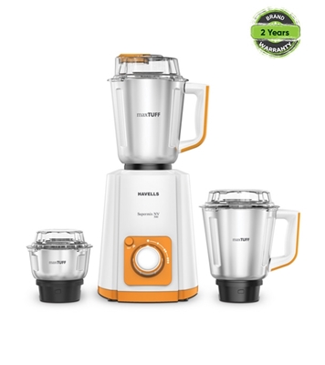 Buy Havells Super Mix NV 500W Mixer Grinder Orange Online at Best Price